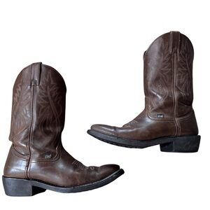 Justin Boots Mens 10.5 D Western Boots JB1100  Cowboy Work Casual Style